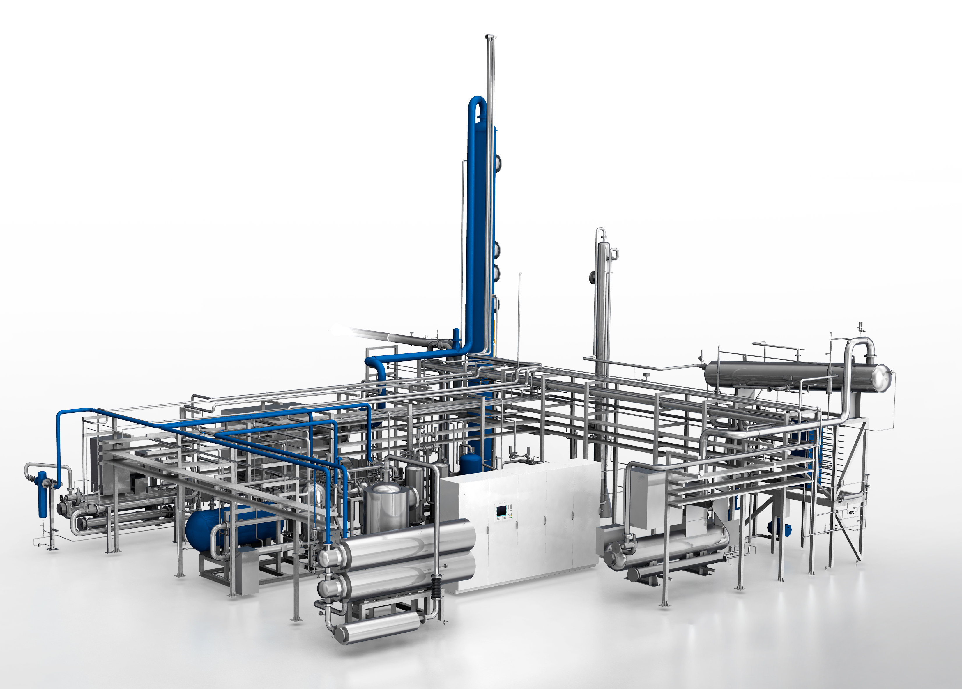 CO2 Recovery Plant for CO2-rich raw gas streams